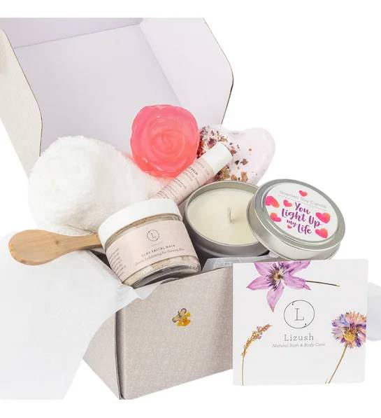 Caja de spa Corazones de Lavanda