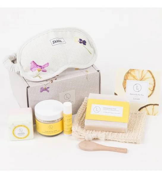 Caja de regalo de agradecimiento - Set de regalo de spa natural con cítricos - 6 productos