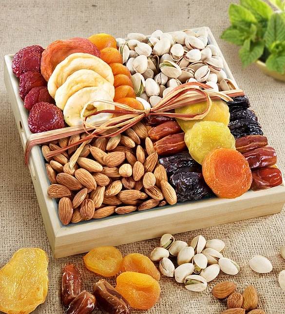 Caja de frutos secos y nueces Fruitful Harvest (Caja de frutos secos y nueces Fruitful Harvest - Grande)