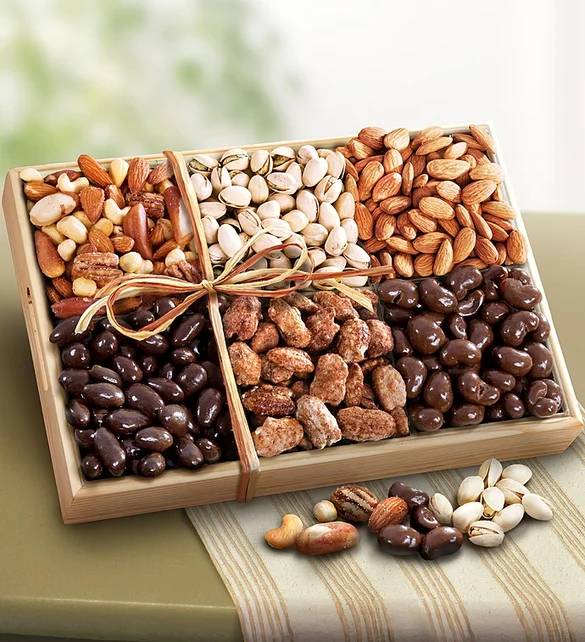 Regalo de frutos secos dulces y salados de Caring Thoughts