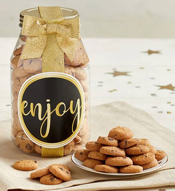 ¡Disfruta! Tarro de galletas con chispas de chocolate (Tarro de galletas con chispas de chocolate Enjoy - Mediano)