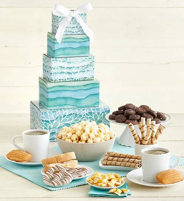 Torre de regalos para alegrar tu día