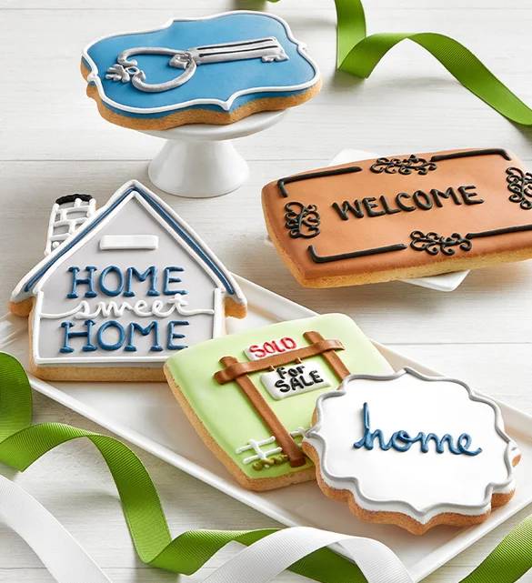 Galletas artesanales glaseadas New Home (Galletas artesanales glaseadas New Home - juego de 5)