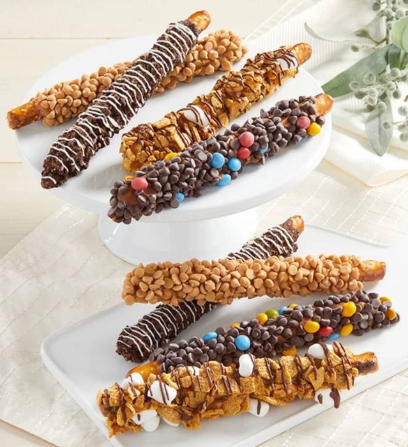 Barras de chocolate Pretzels