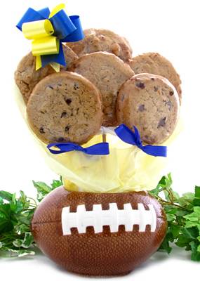 Ramo de galletas sin gluten con temática de fútbol (1/2 docena)