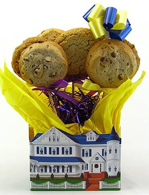Caja de galletas gourmet sin gluten Home Sweet Home (media docena)