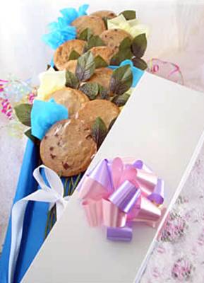 Paquete de galletas gourmet sin gluten de tallo largo (1/2 docena)