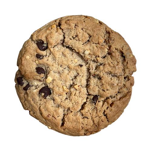 Galletas de mantequilla de cacahuete con pepitas de chocolate sin gluten (media docena)