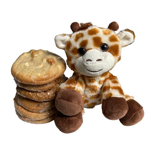 Galletas de peluche con forma de jirafa (media docena)
