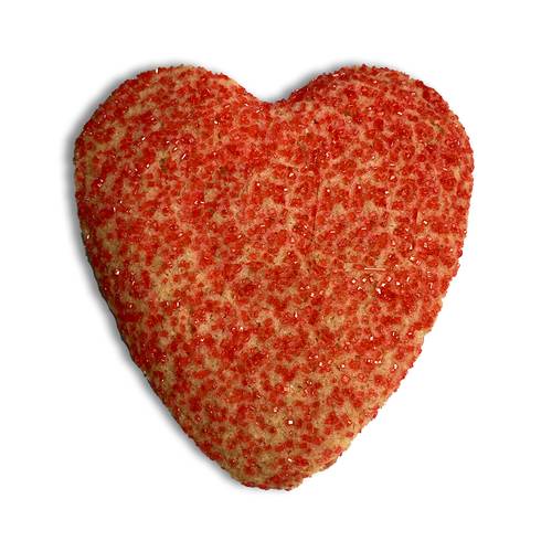 Heart Shaped Sugar Cookie (1 Dozen)