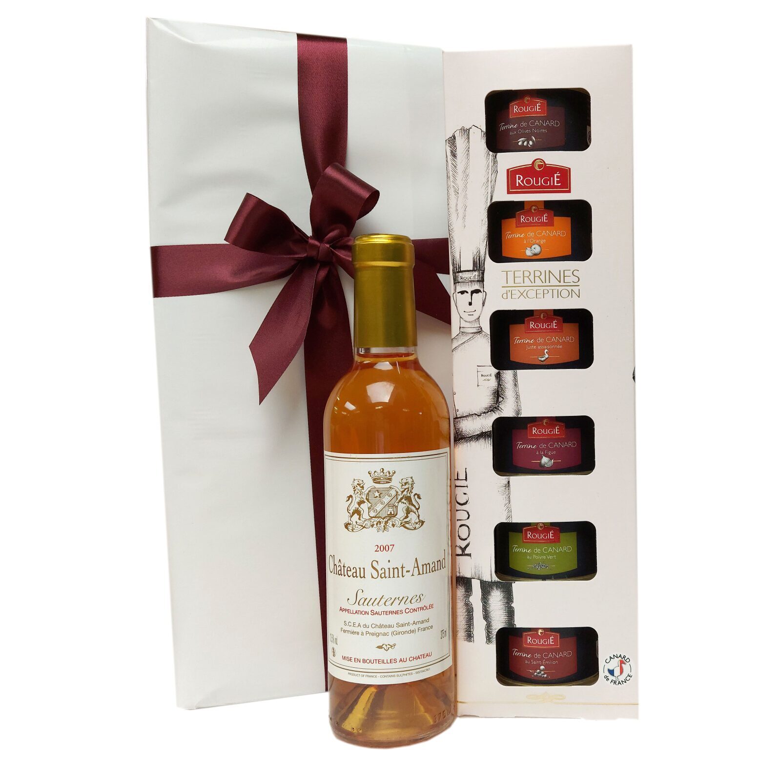 Vino dulce Sauternes y terrinas saladas