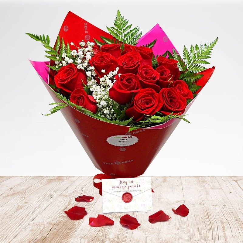 15 rosas rojas