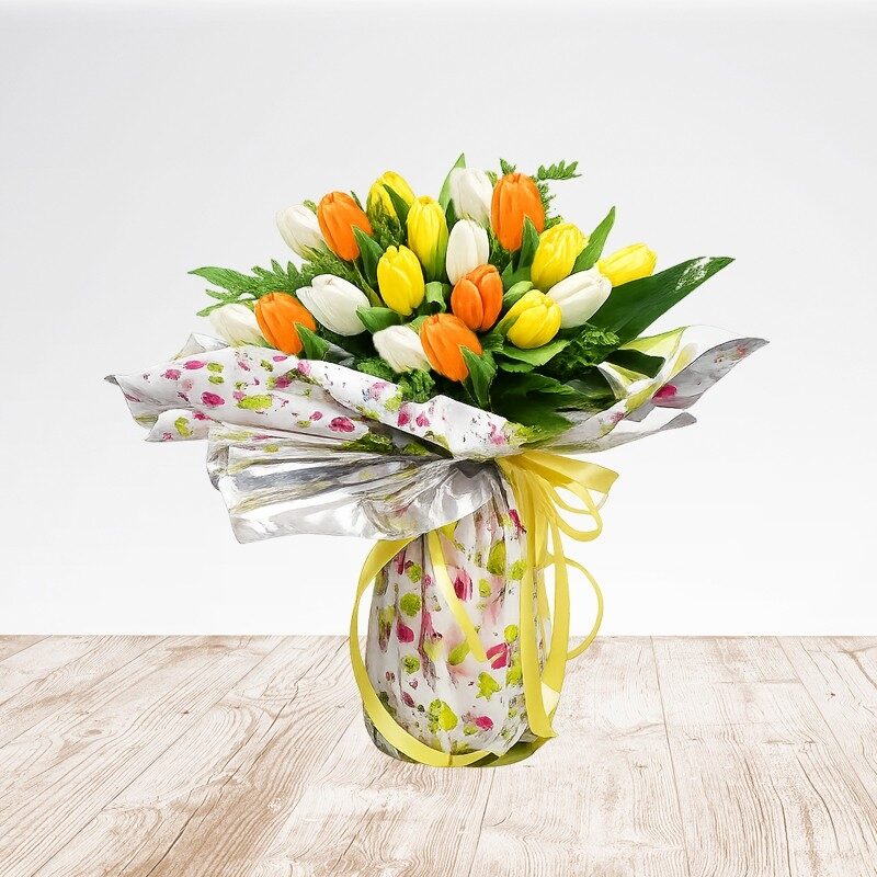 Ramo de 25 tulipanes (normal)