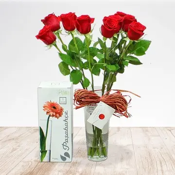 Mi jarrón de rosas