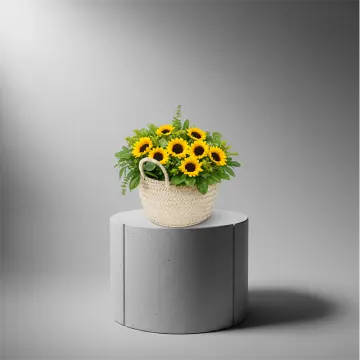 Cesta de girasoles (normal)