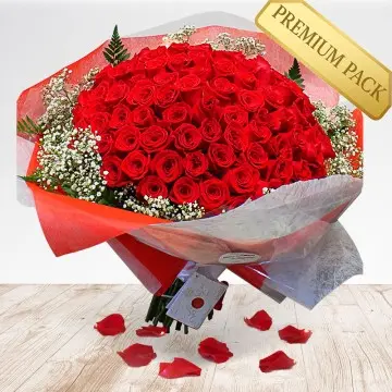 Ramo 101 rosas