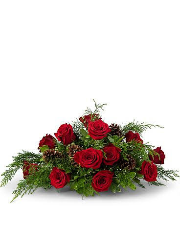 CENTRO DE MESA CON ROSAS (Pequeño)