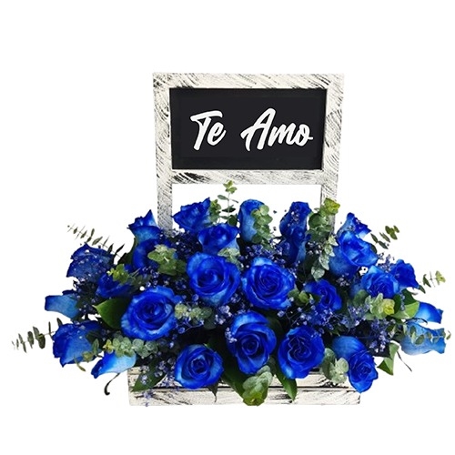 Flores azules