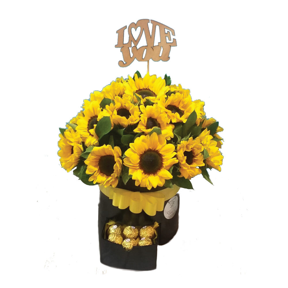 Girasoles y chocolates