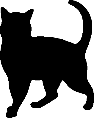 Cojín personalizado con silueta de gato: regalos para amantes de los gatos