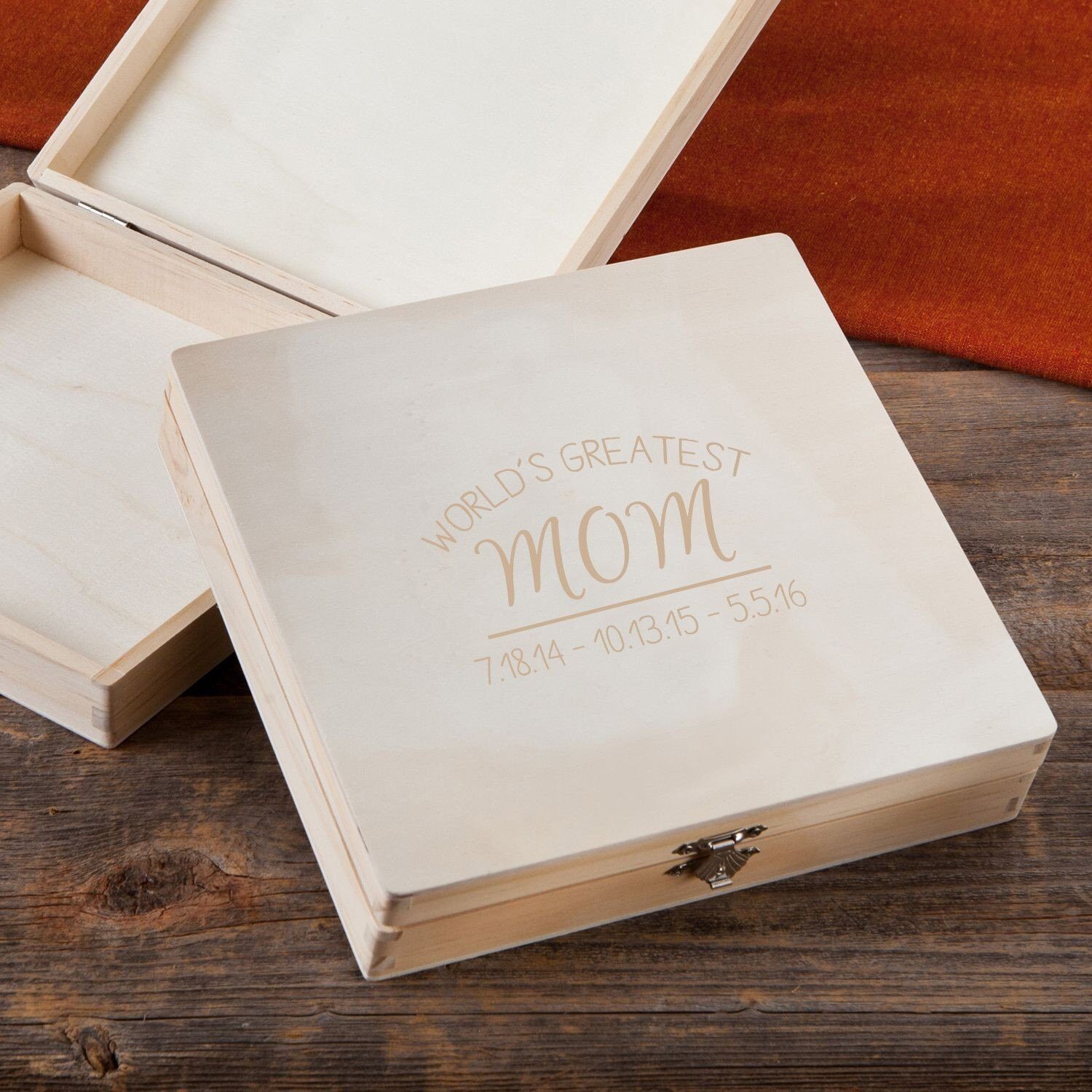 Caja de recuerdos de mamá más grande del mundo