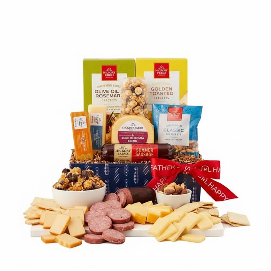 Cesta de regalo de favoritos gourmet para el Día del Padre