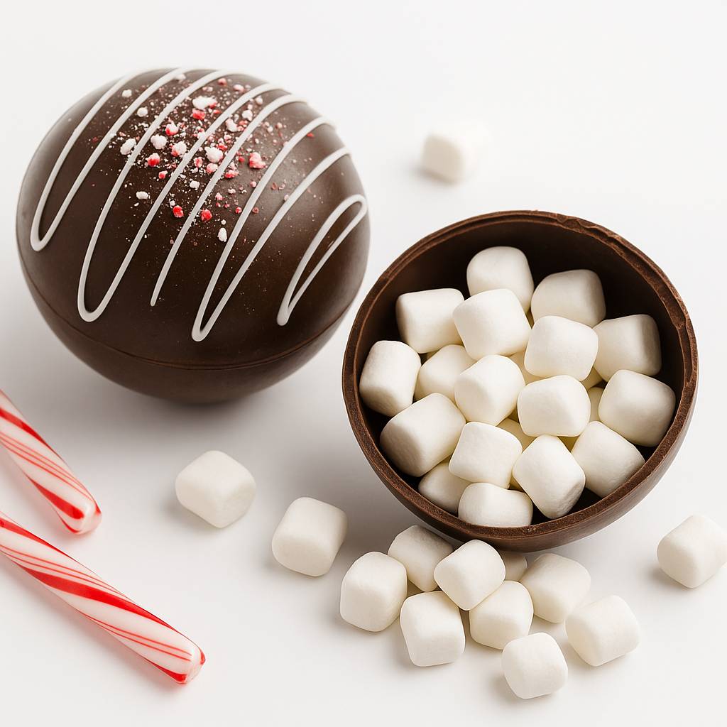 Bomba de chocolate con cacao - 2,5 pulgadas de diámetro