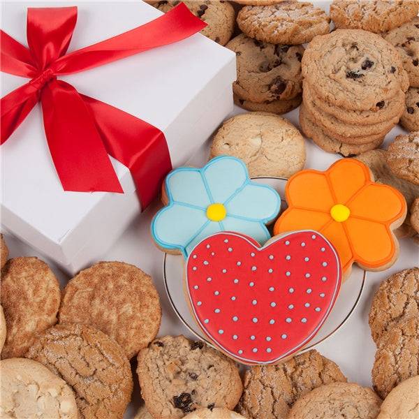 Caja de regalo de galletas exclusivas de Daisies & Hearts
