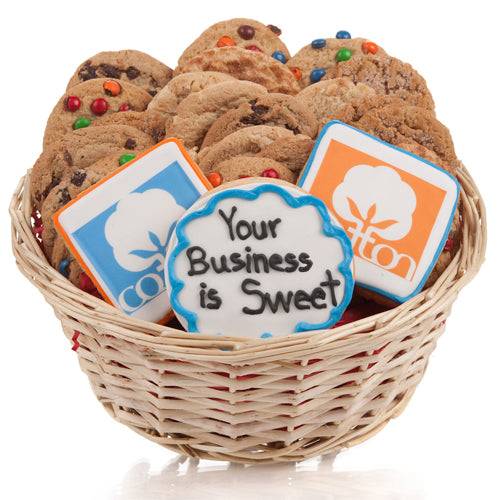 Cesta de regalo de galletas