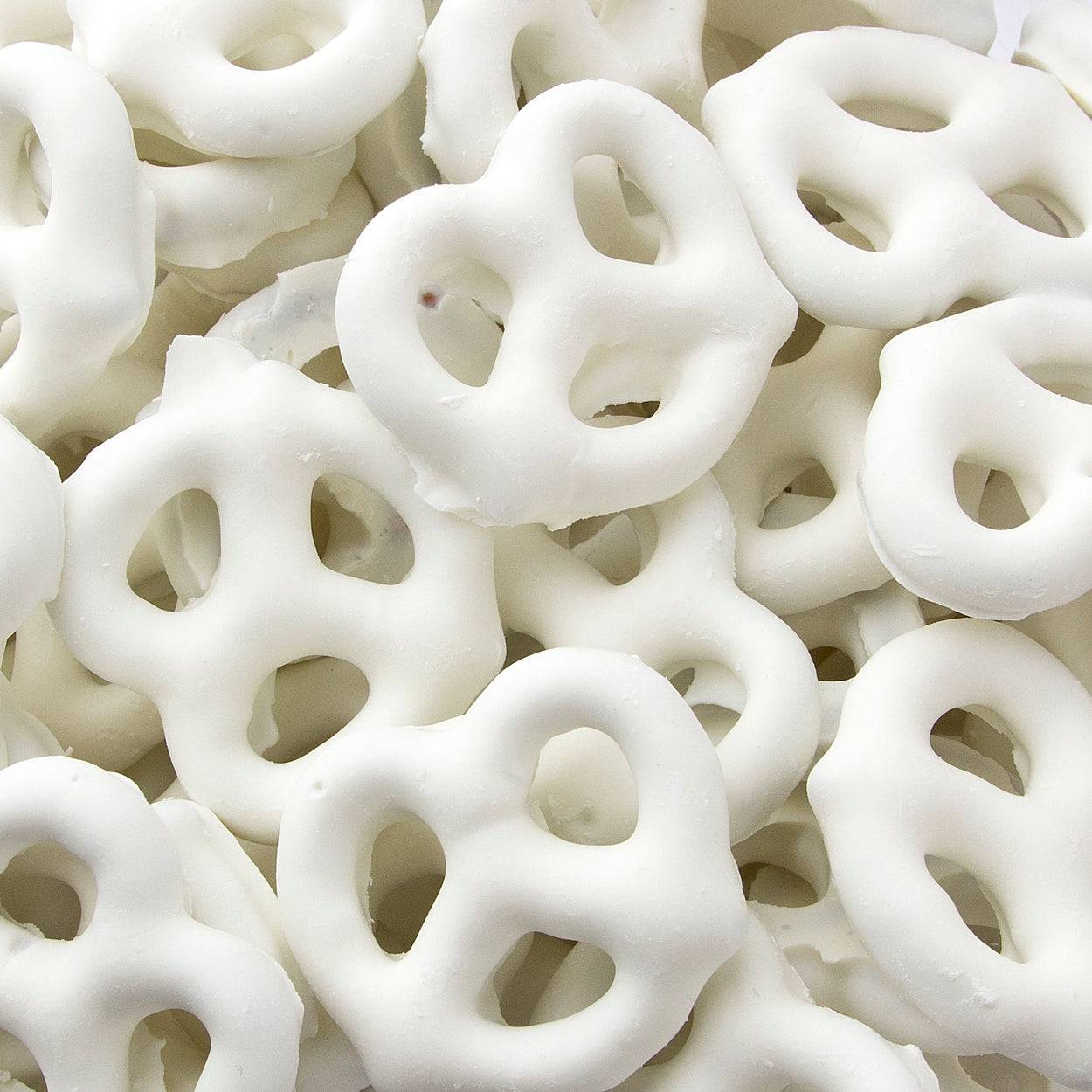 Pretzels cubiertos de yogur blanco - 96 unidades