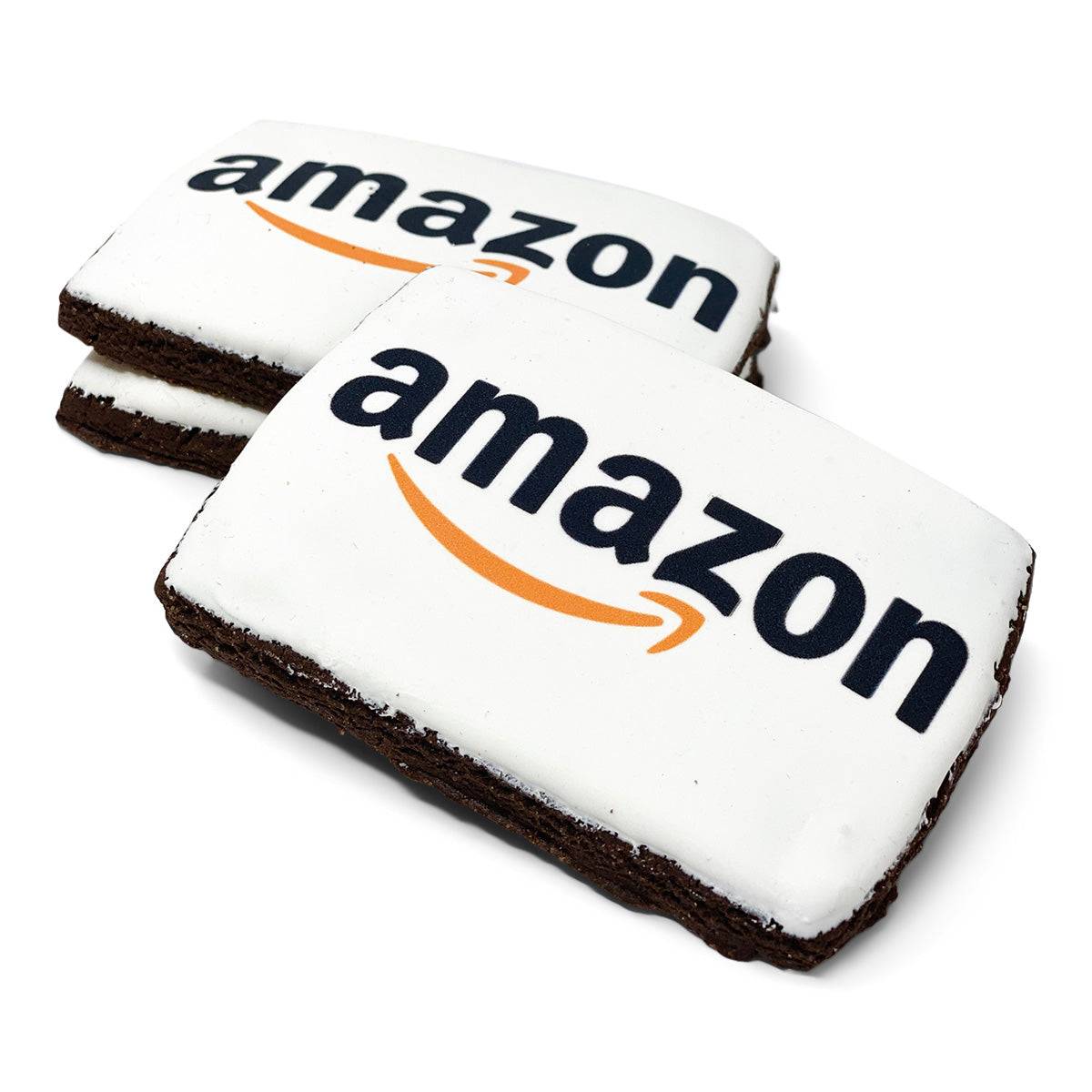 Galleta rectangular de cacao y azúcar impresa - Individual (2x3 pulgadas)