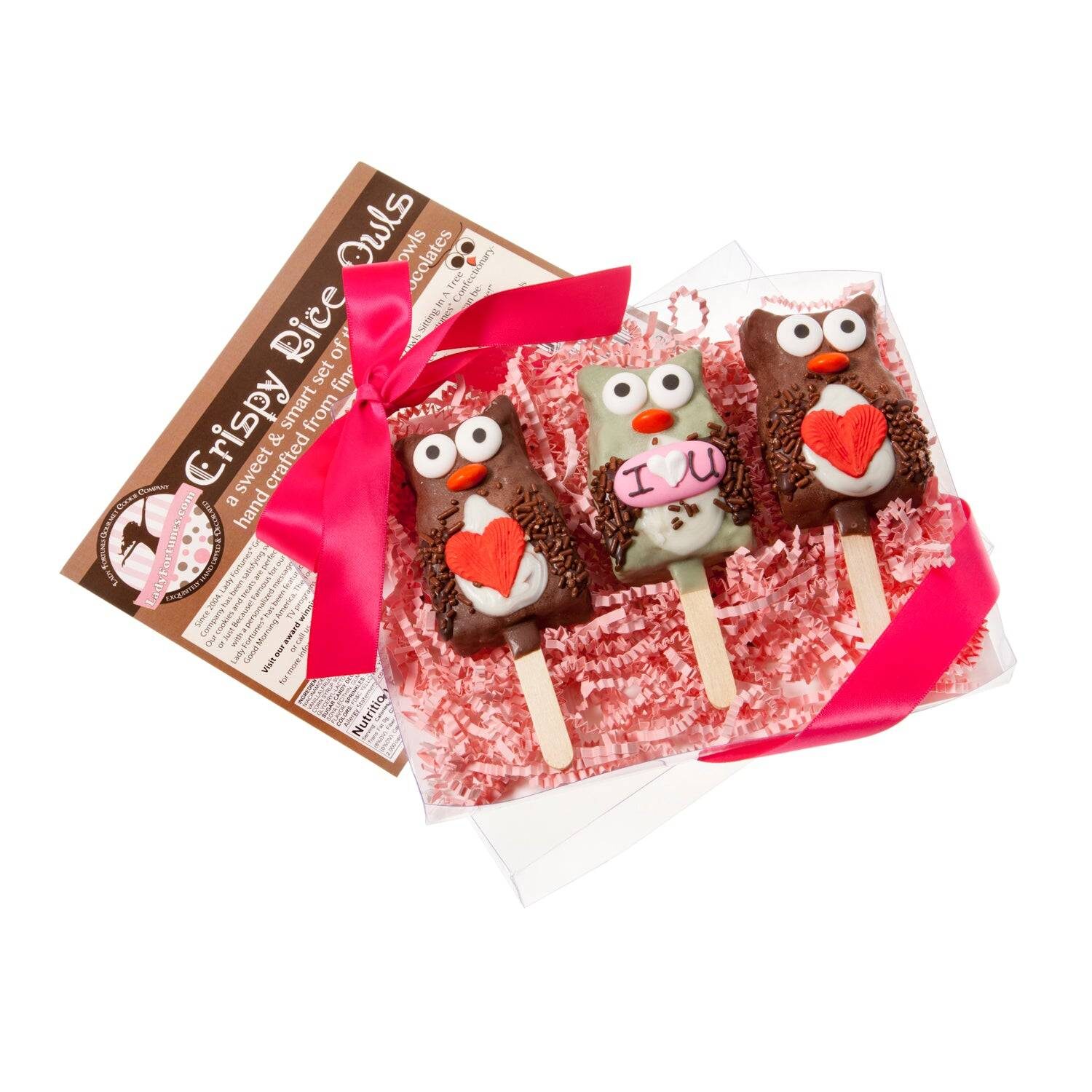 Palitos crujientes Love Owl - SET DE REGALO DE 3