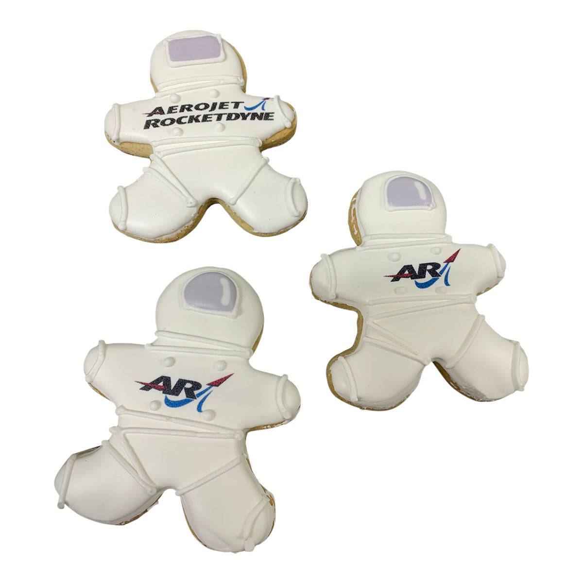 Galleta de azúcar con estampado de astronauta de 3,5" (unidad individual)