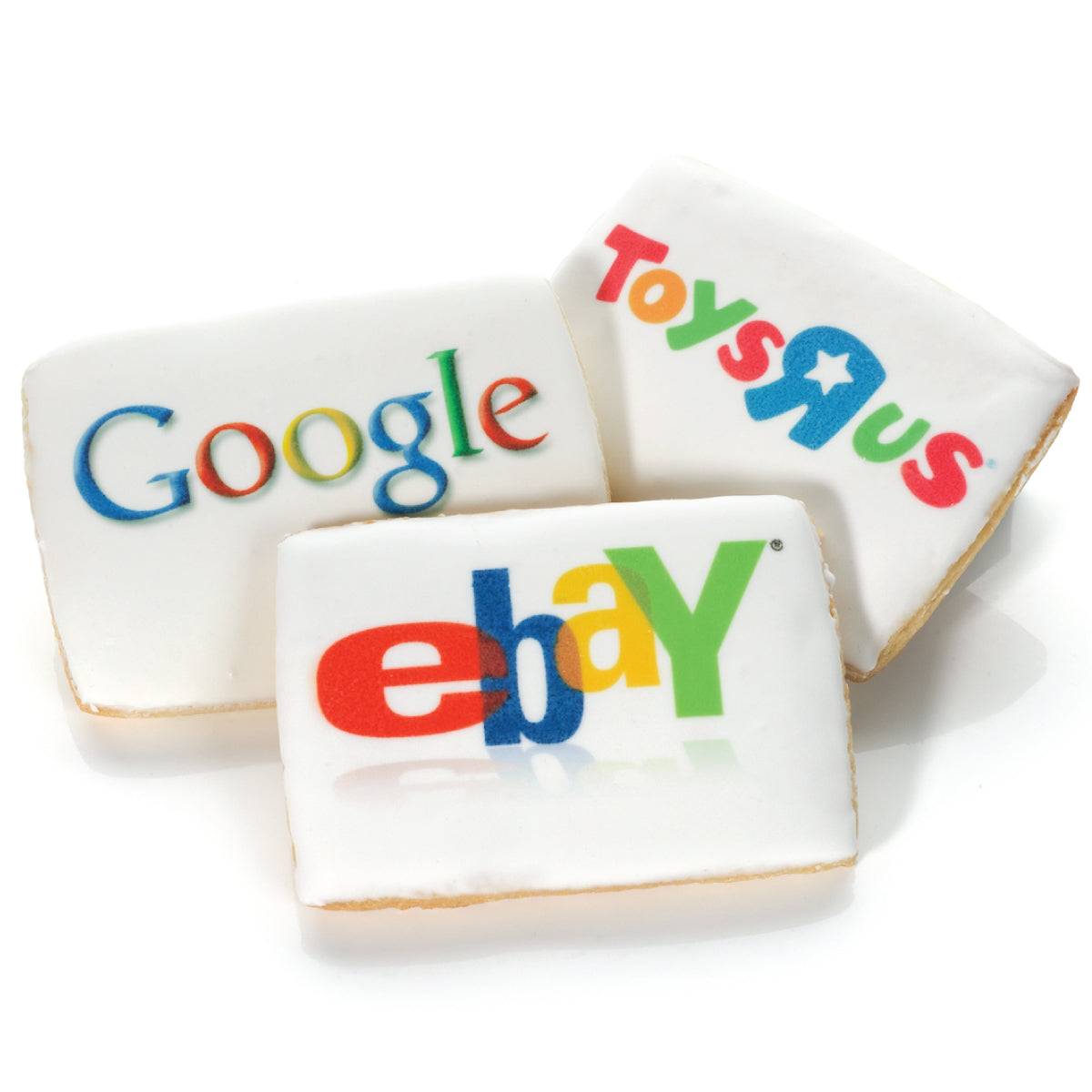 Galleta de azúcar rectangular estampada con glaseado - Individual (2x3 pulgadas)