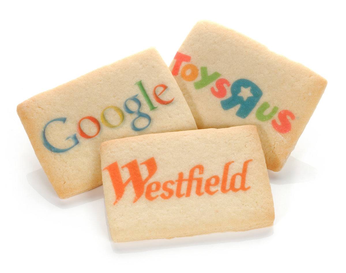 Galleta de azúcar rectangular impresa - Individual sin decorar