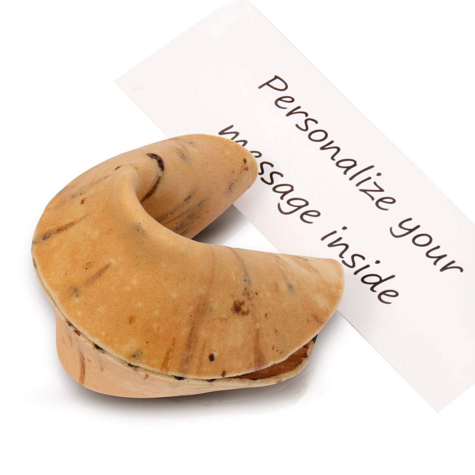 Galleta de la fortuna gigante con chispas de chocolate simple