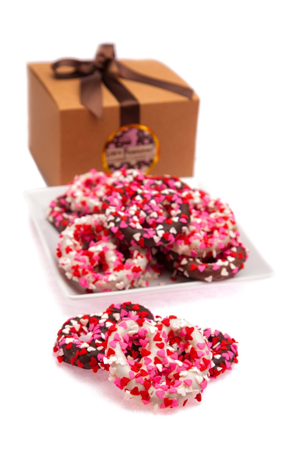 Caja de regalo Heart Sprinkle Twist (Caja de regalo de 6 unidades)