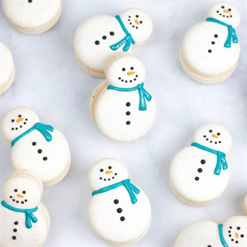 Macaron de muñeco de nieve - Individual