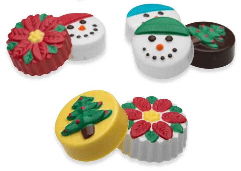 Galleta sándwich moldeada navideña - Individual