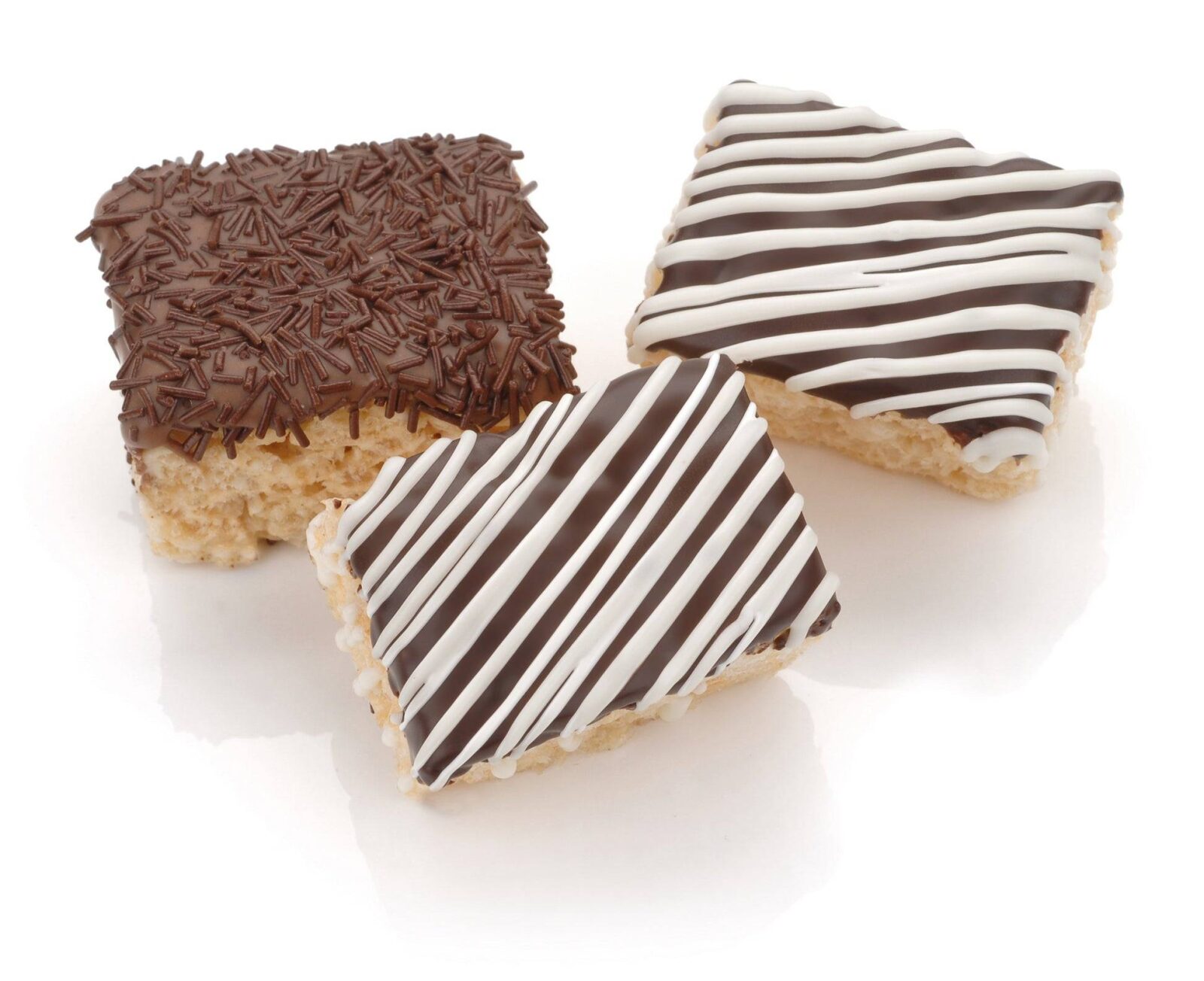 Mini golosina de arroz bañada en chocolate clásico - Individual