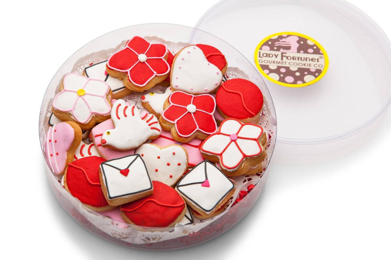 LOTES MINI TORTA SUGAR COOKIE de etilo DE AMOR SURTIDOS