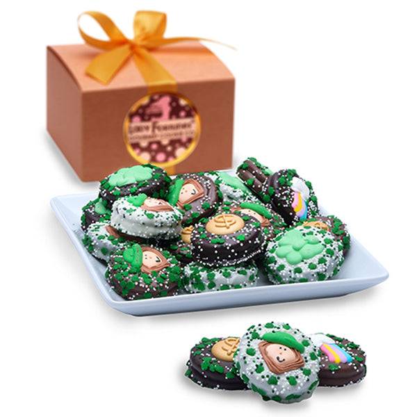 Caja de 12 galletas sándwich para el Día de San Patricio