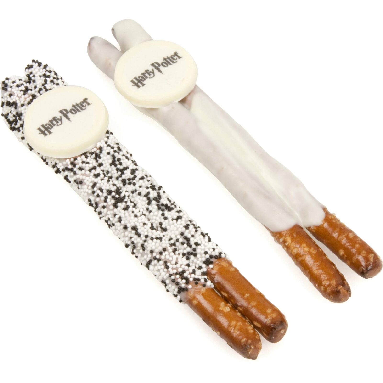 Palitos de pretzel con doble logotipo
