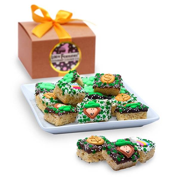 Mini caja de regalo crujiente para el Día de San Patricio