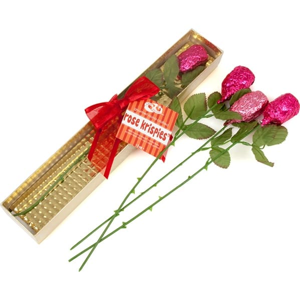 Rose Crizpy ®- Tallo Largo Individual En Oro Clear View Caja De Regalo