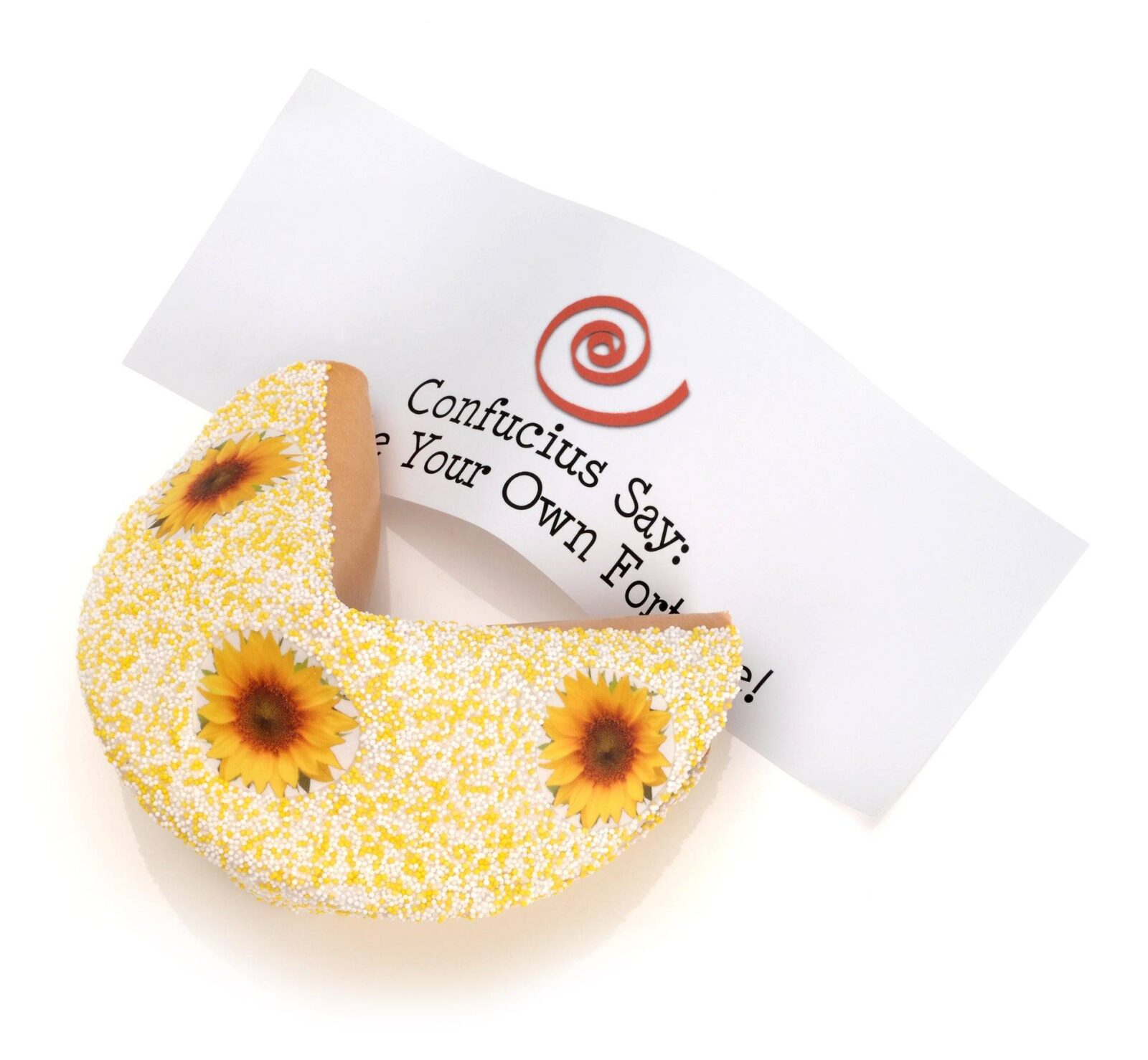 Galleta de la fortuna gigante "Explosión de sol"