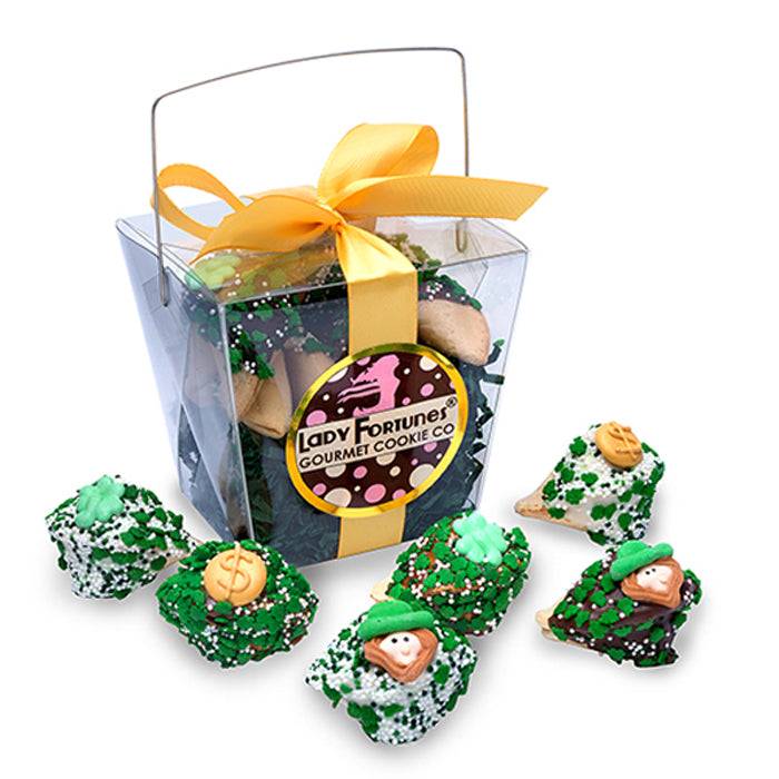 Galletas de la fortuna para el Día de San Patricio, paquete de 6 unidades