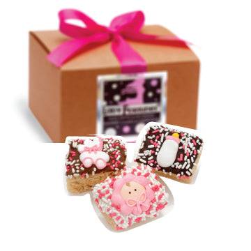 ¡Es una niña! Mini caja de regalo crujiente