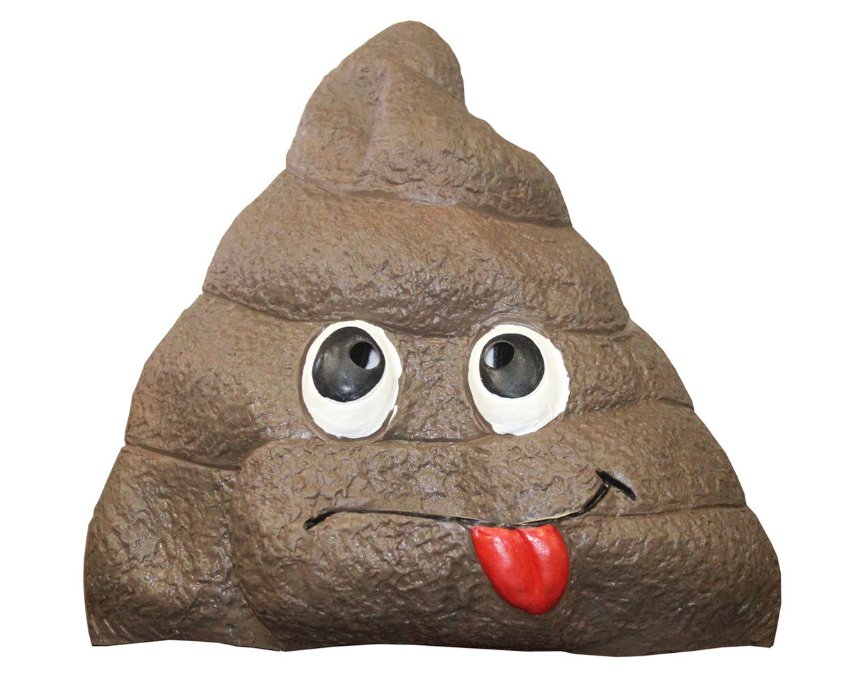 Máscara emoji gigante impulso del falso Doody Cabeza de látex para adultos